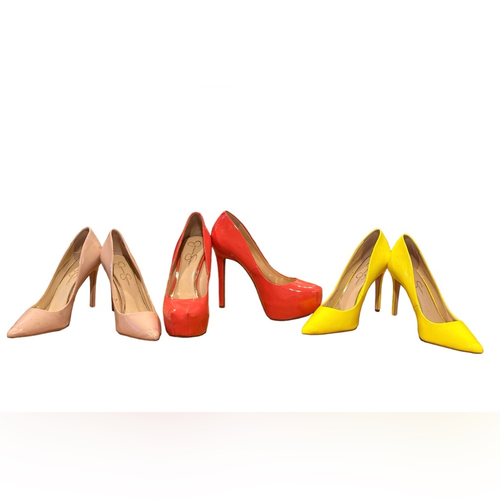 3 pairs of Jessica Simpson stilettos